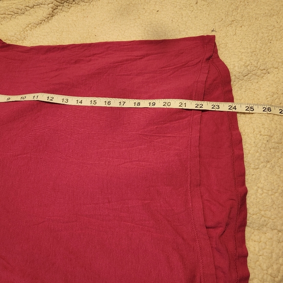 Splendid medium raspberry soft-v neck shirt - Picture 11 of 11